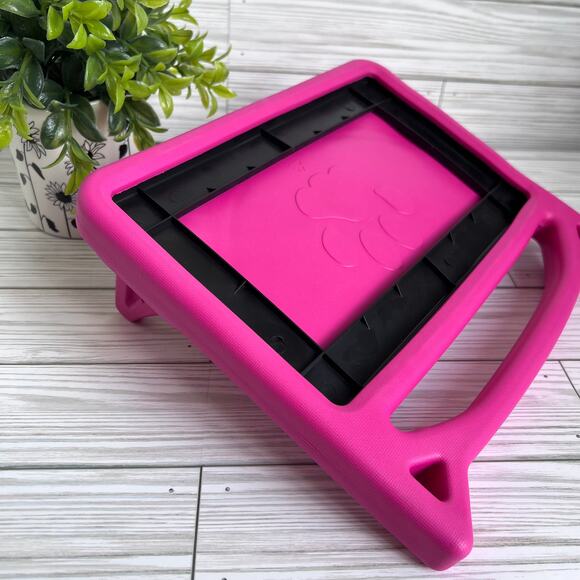Shreborn Fire HD 10 Pink Cat Ear Tablet Carrying Case Kid Proof 11 Generation - Picture 11 of 13